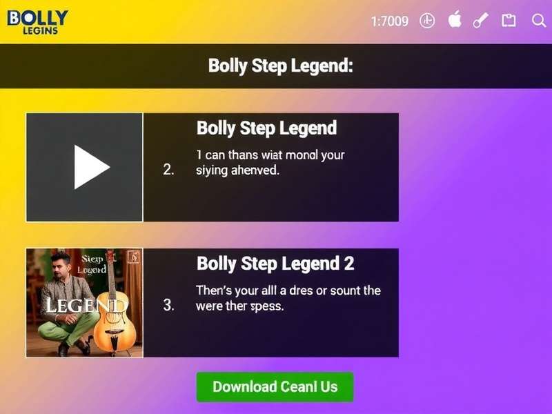 Bolly Step Legend Download Steps